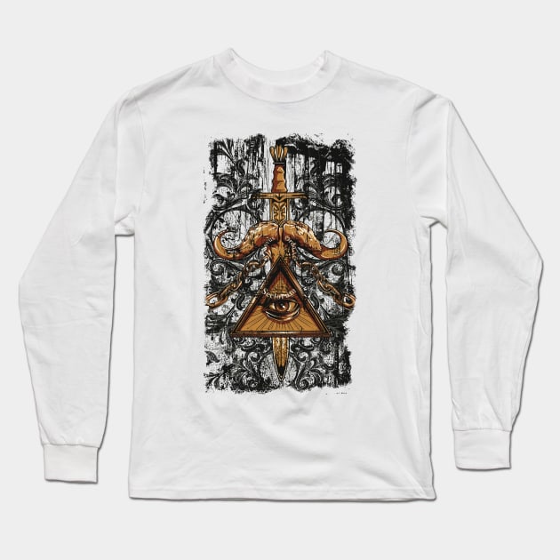 Sword Long Sleeve T-Shirt by peace and love